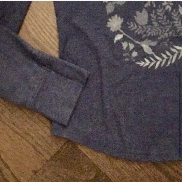 Girl’s Long Sleeve Hand Print Shirt - Picture 3 of 4